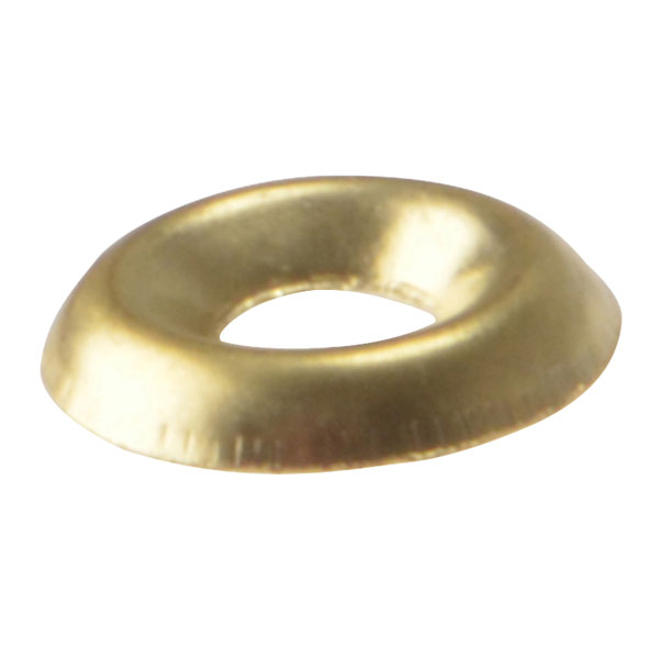 ForgeFix 200SCW6B Screw Cup Washers Solid Brass Polished No.6 Bag 200