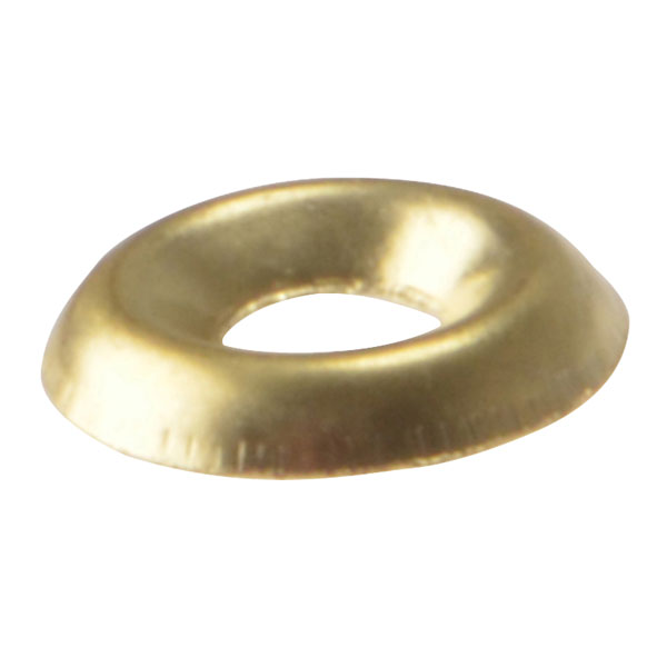 ForgeFix 200SCW8B Screw Cup Washers Solid Brass Polished No.8 Bag 200