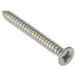 ForgeFix STCSK1128ZP Self Tapping Screw Pozi CSK ZP 1.1/2 x 8 Box 200