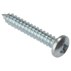 ForgeFix STPP18ZP Self Tapping Screw Pozi Pan Head ZP 1 x 8 Box 200