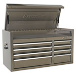 Sealey PTB104008SS Topchest 8 Drawer 1055mm Stainless Steel Heavy-Duty