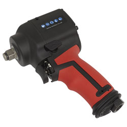 Sealey SA6002S Air Impact Wrench 1/2Sq Drive Stubby - Twin Hammer