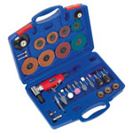 Sealey GSA674K Generation Air Angle Die Grinder/Sander Kit 42pc