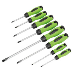 Sealey HV001 Screwdriver Set 8pc Hi-Vis