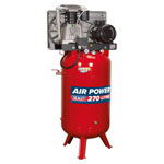 Sealey SACV52775B Compressor 270ltr Vertical Belt Drive 7.5hp 3ph 2-Stage
