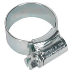 Sealey HCJ0X Hi-Grip Hose Clips Zinc Plated Ø17-25mm Pack Of 20