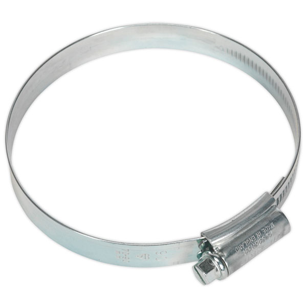 Sealey HCJ4 HI-GRIP® Hose Clip Zinc Plated Ø70-90mm Pack of 10