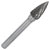 Sealey SDB03 Rotary Burr Arc Pointed Nose 10mm