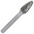Sealey SDB05 Rotary Burr Arc Round Nose 10mm