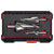 Sealey AK4749 HSS 4341 Step Drill Bit Set 3pc Spiral Flute