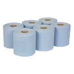 Sealey BLU150 Paper Roll Blue 2 Ply Embossed 150mtr Pack Of 6