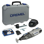 Dremel F0138200JE 8200-2/45 10.8V LI-Ion Cordless Multitool Kit + 45 Accessories