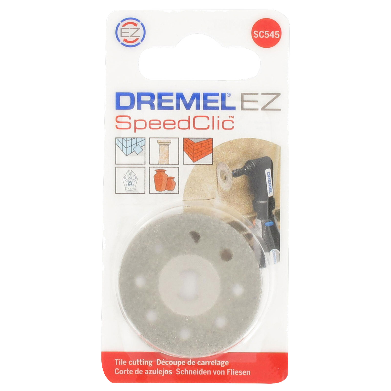 Dremel EZ SpeedClic SC545 Diamond Cutting Wheel, Rotary Tool Accessory 38mm  Dia