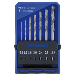 Dremel 2615062832 628 Precision Drill Bit Set - 7 Piece