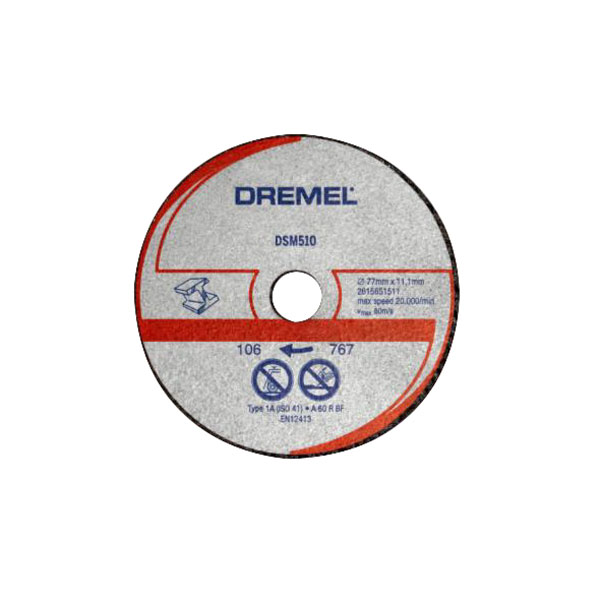  2615S510JB DSM510 Saw-Max Metal Cutting Wheel 3 Pack