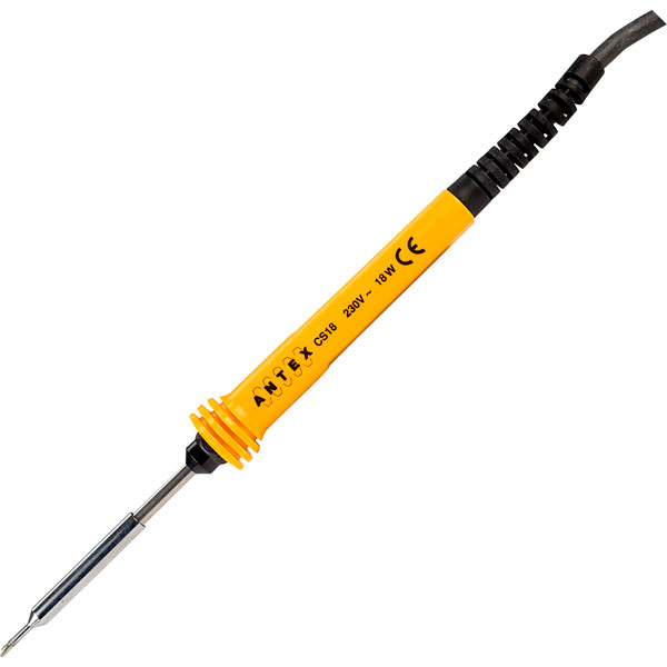 Antex S4734H8 CS18W 230V Lead Free Soldering Iron With PVC Cable a...