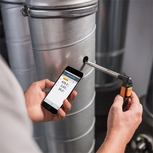 Testo 0560 1405 405i Smartprobe Bluetooth Thermal Anemometer Rapid Online