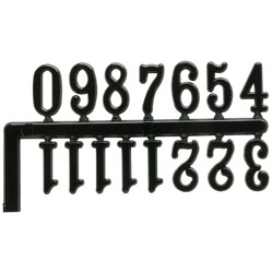 TruMotion Clock Numerals Set - Black