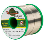 Qualitek Solder Wire SAC305 NC601 Rosin Free No Clean Flux 2.2% 1.27mm 500g Reel