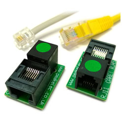 Peak RJA11 Pair of RJ11-RJ45 socket adapters