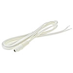 TT Electronics C4229-D 2.1mm 18 AWG 1.8m White Extension Cable to Bare Ends