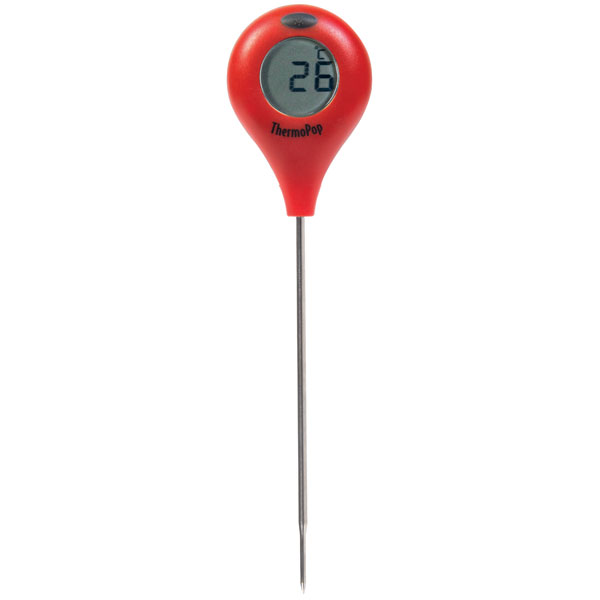 Stainless Steel Digital LCD Wine Thermometer - Red, White, Rosé - UK Stock