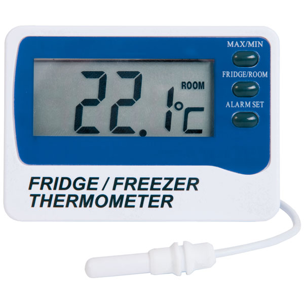 110°C UK LCD Digital Fridge Thermometer for Refrigerator Freezer 50°C