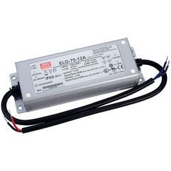 Mean Well ELG-75-12A Constant Voltage & Constant Current LED PSU 12V 5A 60W