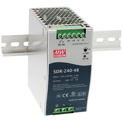 Mean Well SDR-240-24 24V / 240W Slim/High Efficiency PSU Active PFC