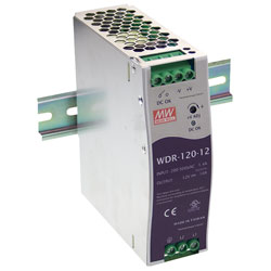 Mean Well WDR-120-12 12V / 120W Slim/Wide input range PSU Active PFC