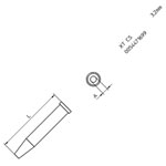 Weller T0054471699 XT CS Soldering Tip Round 3.2mm