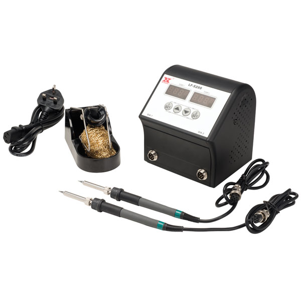 Xytronic LF5200 Dual Channel Soldering Station with 2x 100W iron