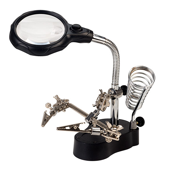 Anvil AV-HHLMP LED Magnifying Lamp With Helping Hands 