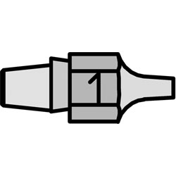 Weller T0051314199 DX 111 Desoldering Nozzle 2.5 x 0.7 x 25mm