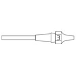 Weller T0051325299 XDS 3 Desoldering Tip 1.0 x 2.3 Length 10.5mm
