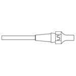 Weller T0051325499 XDS 5 Desoldering Tip 1.8 x 3.3 Length 10.5mm