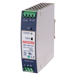 TT Electronics DG-120-24 DIN Rail Power Supply 24V DC 5A 120W, 1 Phase