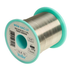 Weller T0051388899 WSW SAC L0 96.5/3/0.5 Solder Wire 1.0mm 250g