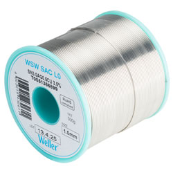 Weller T0051386899 WSW SAC L0 96.5/3/0.5 Solder Wire 1.0mm 500g