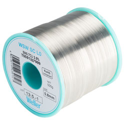 Weller T0051387999 WSW SC L0 99.3/0.7 Solder Wire 0.8mm 500g