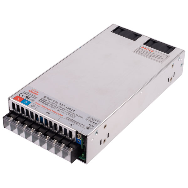 TT Electronics PDF-480-24 Enclosed Power Supply 24V DC 22A 480W