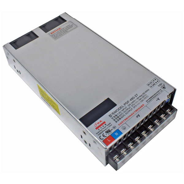 TT Electronics PDF-480-27 Enclosed Power Supply 27V DC 18A 480W