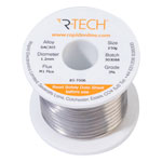 R-TECH 857006 SAC305 Solder 3% M1 Flux 0.5-2% Halide 1.2mm 250g Reel