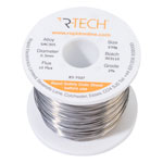 R-TECH 857027 SAC305 Solder 2% L0 Flux Halide-Free 0.5mm 250g Reel