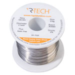 R-TECH 857037 SAC305 Solder 2% Rosin-Free HF Flux Halide-Free 0.5mm 250g Reel