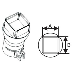 Metcal H-P20 HCT Nozzle PLCC-20 11.9mm x 11.9mm