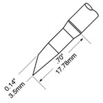 Metcal SFP-DRH35 Drag Soldering Cartridge Hoof 3.5mm