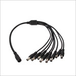 Tiger Power Supplies TP-SPLIT-8 2.1mm Splitter Cable 1 to 8 Way 20AWG 2A/CH