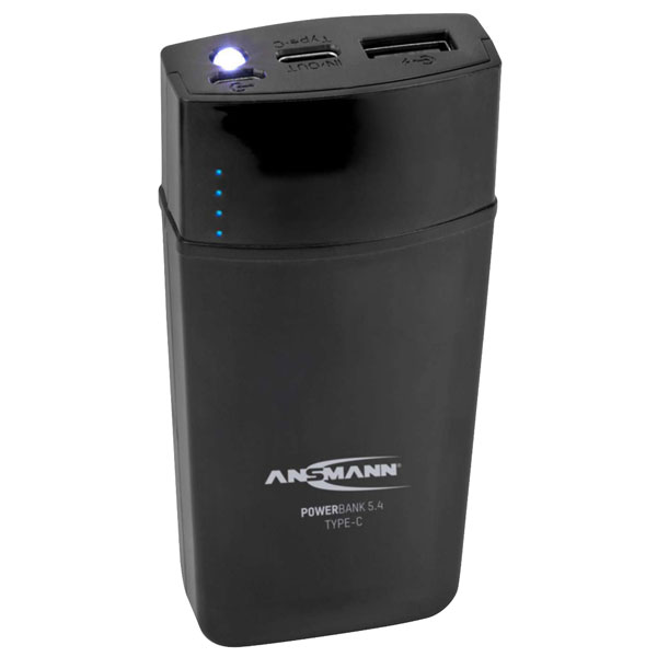 Ansmann PowerBank 5.4 Type-C - 5400mAh - Schwarz
