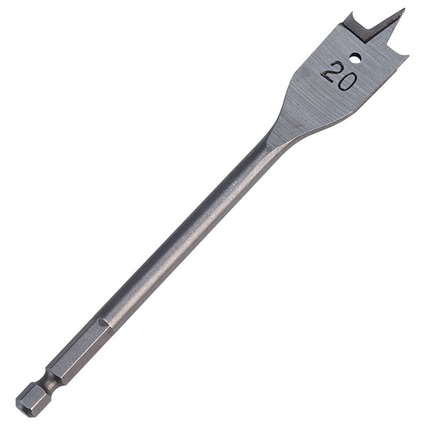 Milwaukee 4932363138 Flat Wood Drill Bit 20 x 160mm | Rapid Online